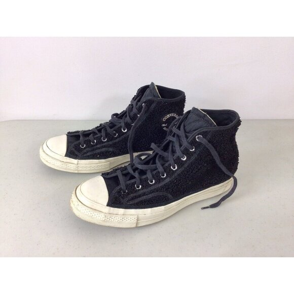 Converse Chuck Taylor High Tops Shoes Shearling Fleece Mens 10 - Picture 3 of 10